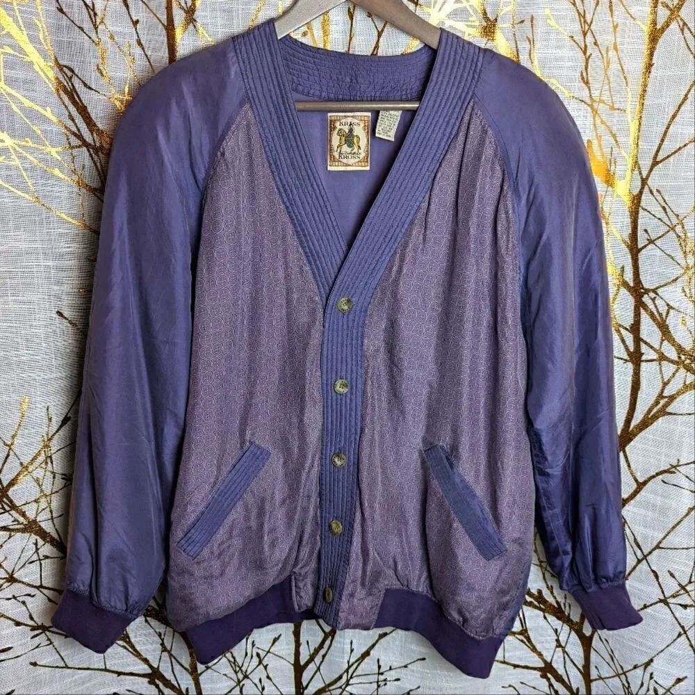 vintage kriss kross bomber jacket